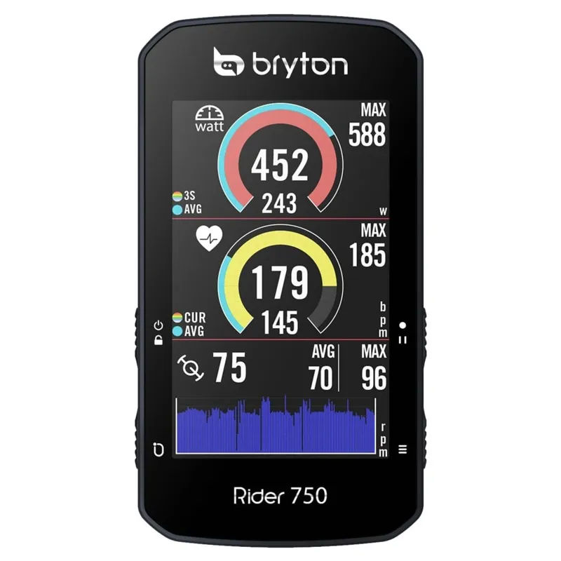 Bryton Rider 750t GPS Cycle Computer Bundle With Speed Cadence and Heart Rate Sensors-4